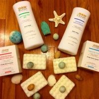 Gluten-free body wash and soap products from Raw Sugar Living